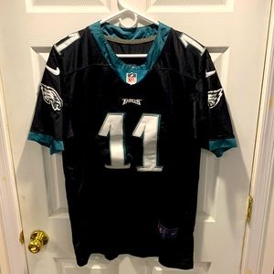 Carson Wentz #11 Black Philadelphia Eagles Jersey